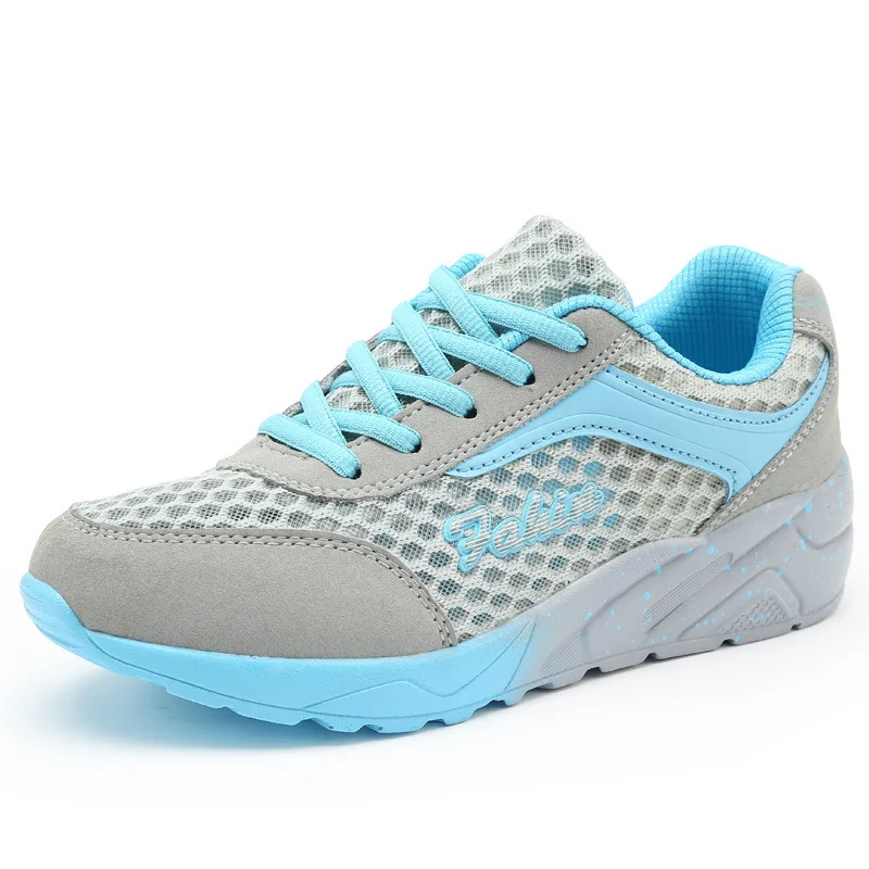 

Breathable Air Mesh Women Flat Platform Shoes Comfortable Lace Up Round Toe Summer Shoes Woman Sneakers Mujer