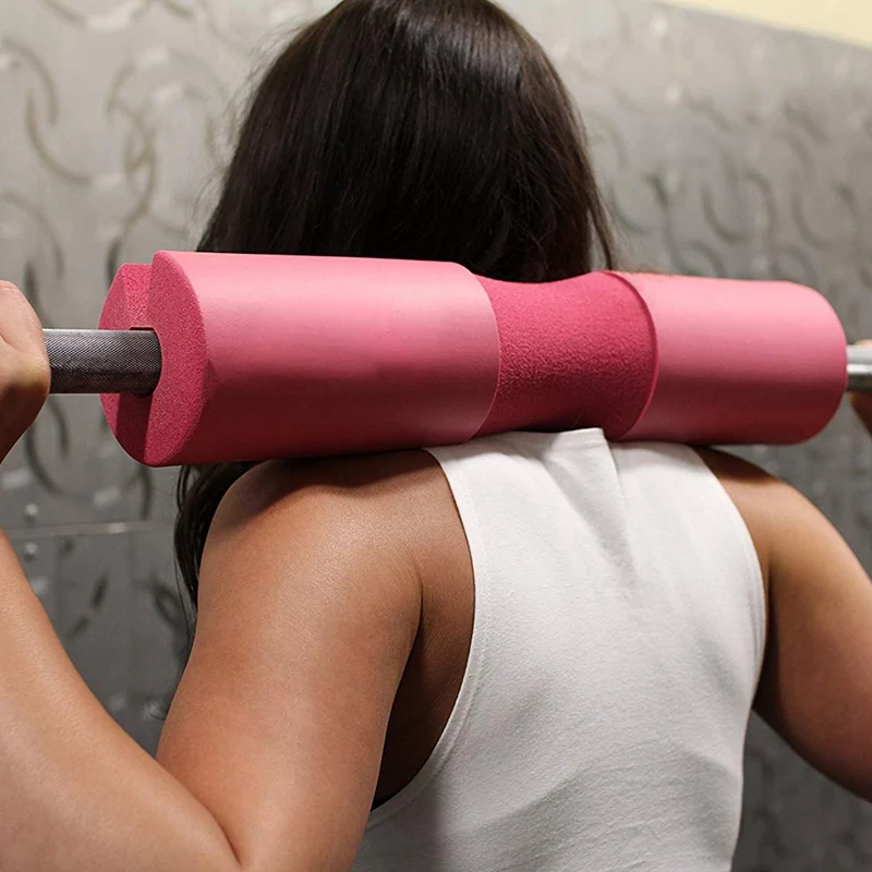 Новинка подушка для штанги фитнеса шеи поролоновая приседаний плеч тренажерного