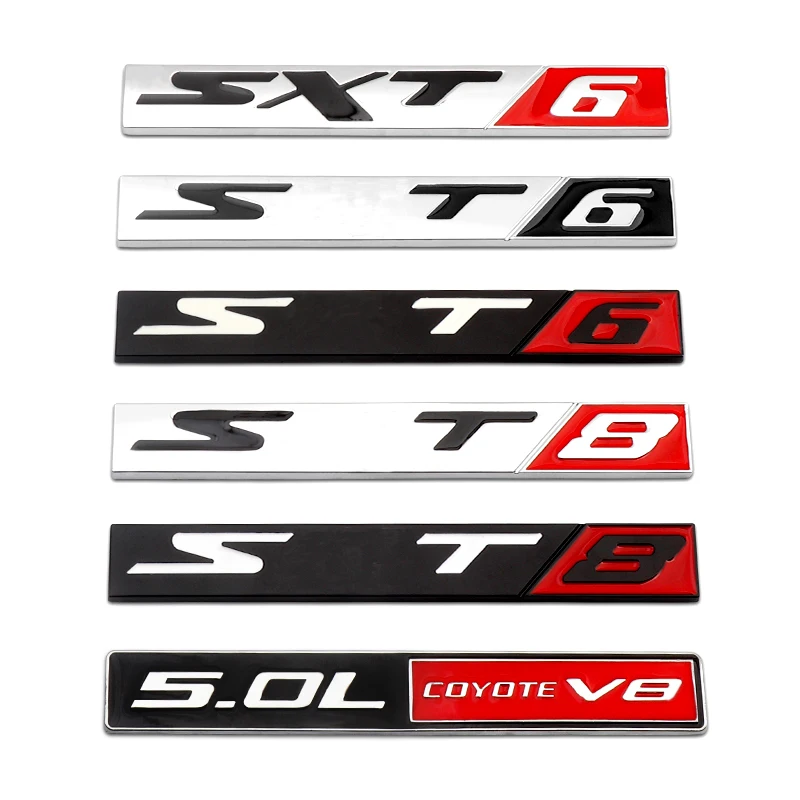 Металлическая 3d-наклейка Sxt6 Sxt8 значок эмблема наклейки для Dodge Ram зарядного