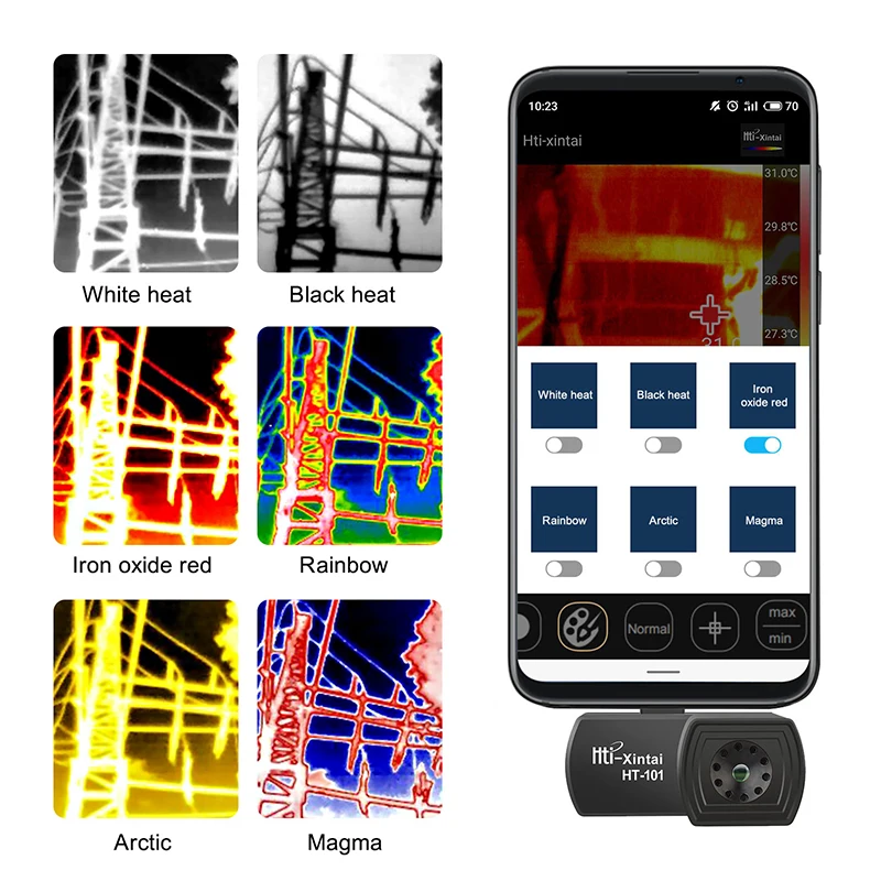HT-101 для телефона тепловизор Android Type-C |