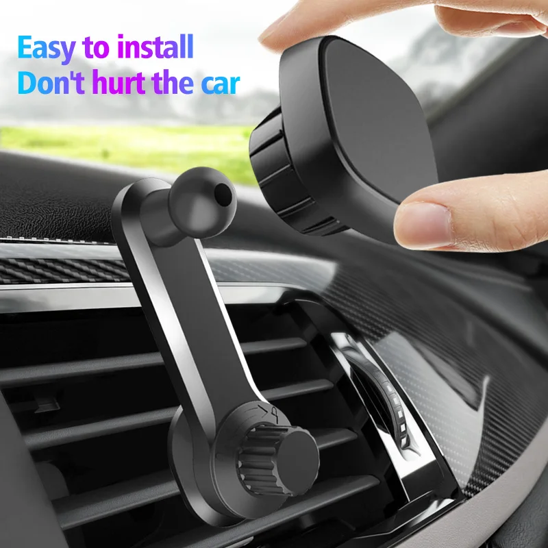 universal car air vent clip upgrade 17mm ball head for magnetic car phone holder gravity support stand mount car charger bracket free global shipping