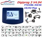 Digiprog 3 Полный комплект одометр инструмент пробега V4.94 процессор FTDI чип OBD 2 DIGIPROG 3 V4.94 поддержка для многих автомобилей