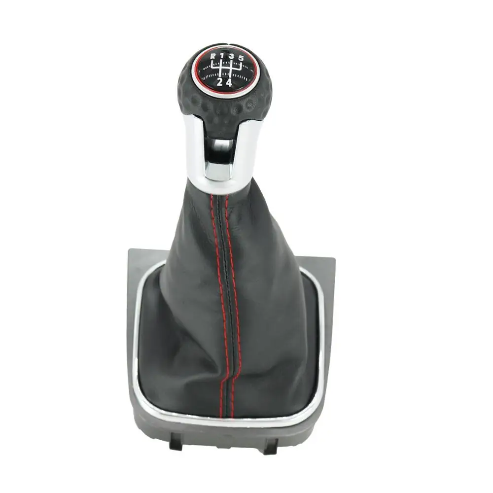 Для VW Golf 5 V MK5 R32 GTI 2004 2005 2006 2007 2008 2009 5/6 Скорость на палке с машинкой Шестерни рукоятка рычага переключения передач - Название цвета: Хаки