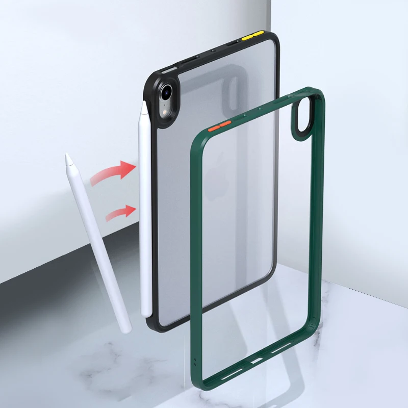 

Tablet Cover For iPad Mini 6 2021 Ultra-thin Acrylic Transpaarent Protective Back Cover For iPad Mini 6 8.3 Shockproof Fundas