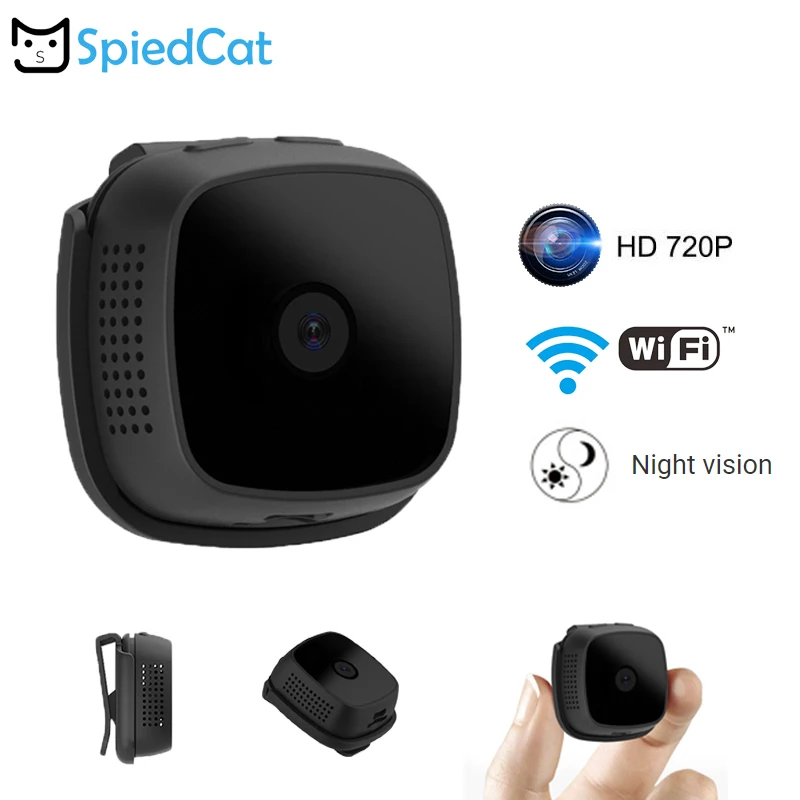 Смарт Wifi мини Действие HD Обнаружение движения ночное видение IP безопасность