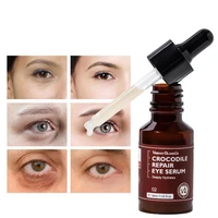 30ml crocodile eye serum non irritating reduce dark circle natural extract against eye puffiness lifting serum for adult