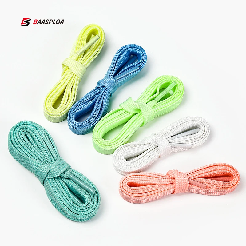 

Flat Shoelaces Air Force Sneakers Shoelace Canvas Shoes Basketball Shoes laces Black White Color Shoes Accessories