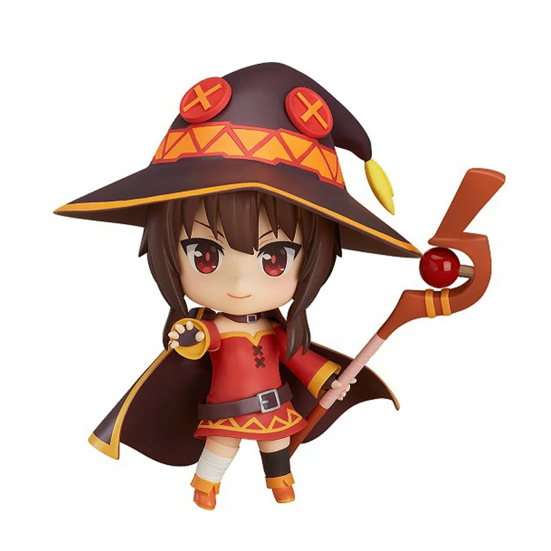 

Q Version Megumin KonoSuba Anime Costume God's Blessing on this Wonderful World PVC Action Figure Toy Collectible Model Doll