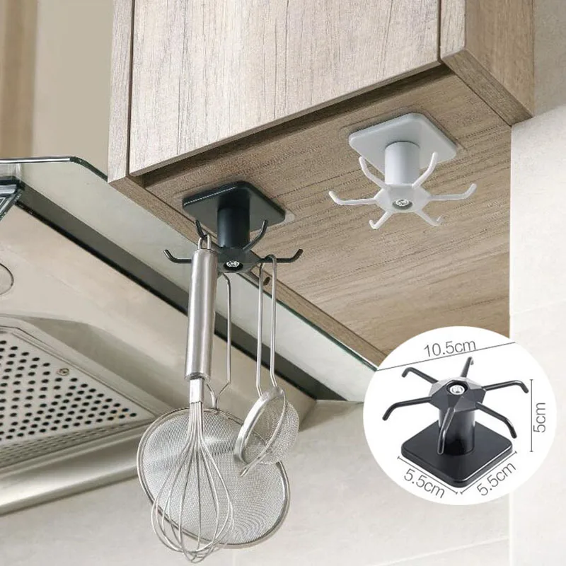 Кухонный крючок-органайзер вешалка для ванной комнаты настенная сушилка посуды