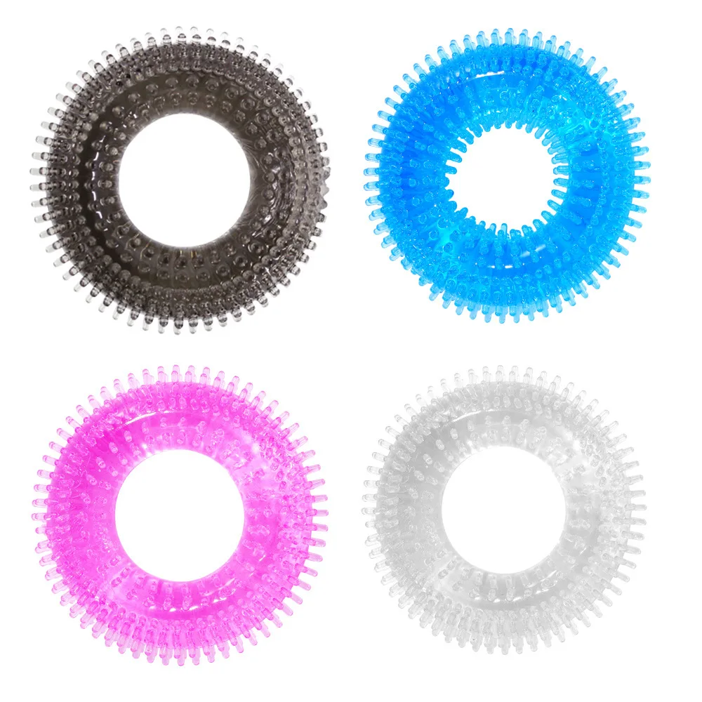 Male Use Penis Lock Ring Couple Taste Quality Articles Transparent Crystal Gujing The Sun |