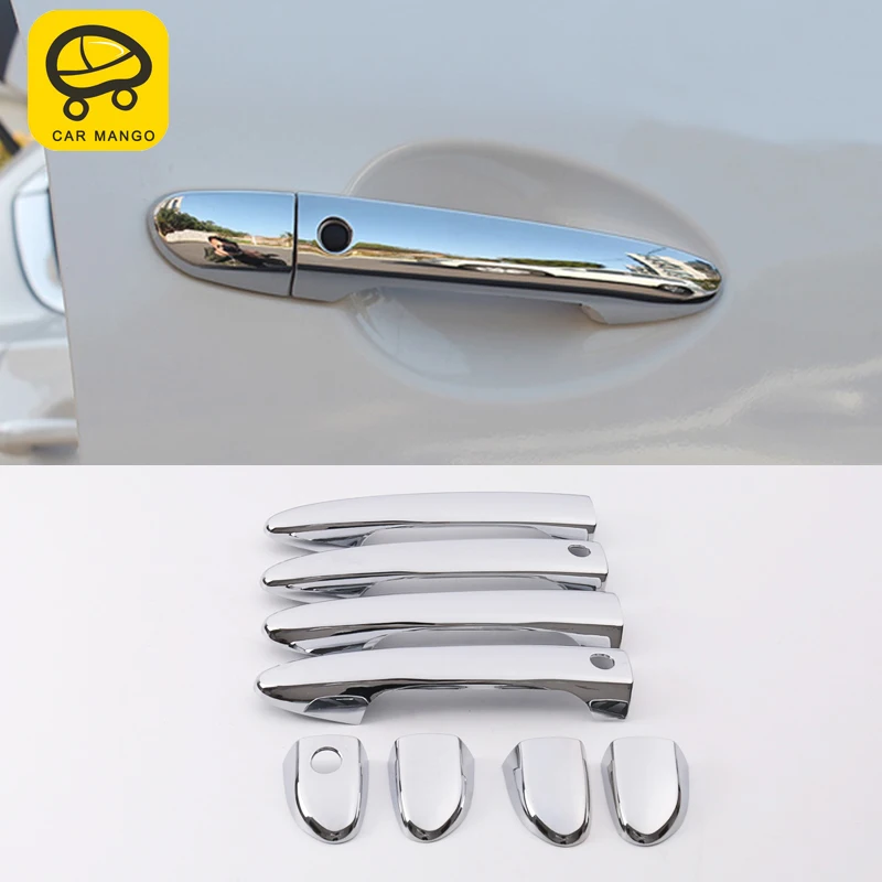 

CarManGo Автомобильная крышка дверной ручки автомобиля, отделка, наклейка, крышка, Аксессуары для Mazda CX8 CX-8 2018-2021