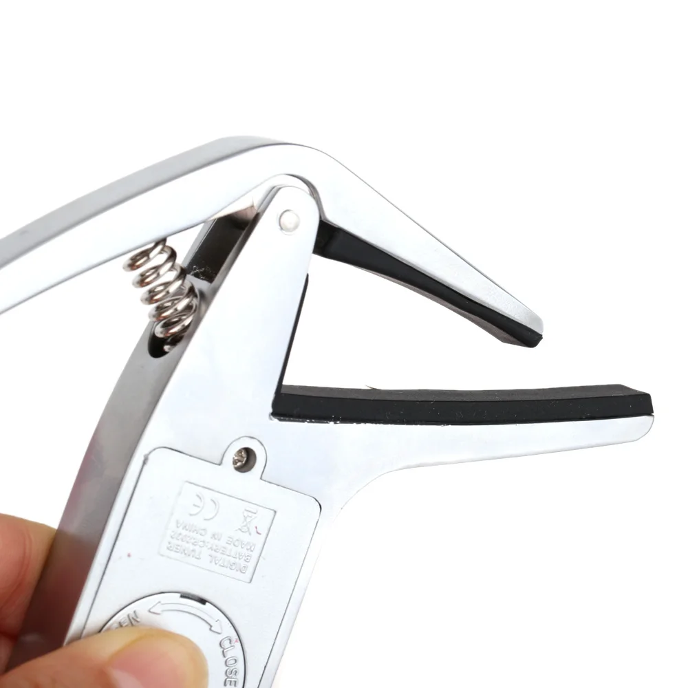 Аромат AC-05 клип на гитарный тюнер и Капо 2-в-1 для бас-гитары хроматической