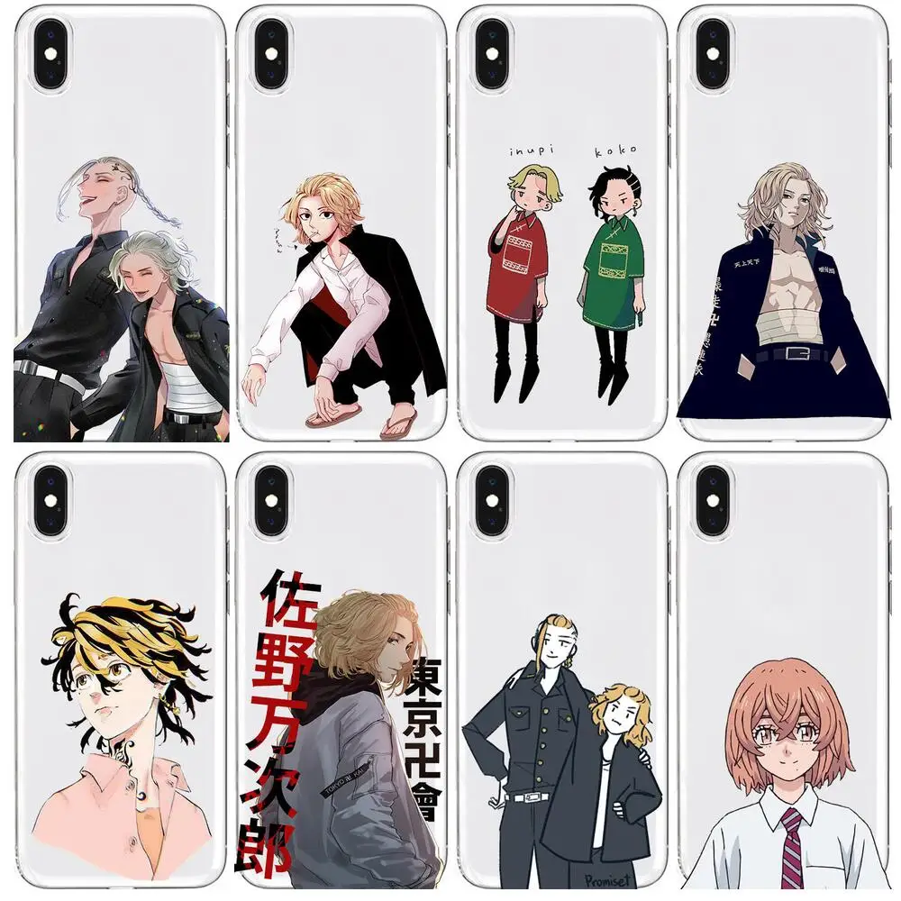 

Anime Tokyo Revengers Transparent Phone Case For POCO F1 F2 F3 Pro X3 M3 9C 10T Lite NFC Anime Cover Silicone Prett mi 10 ultr