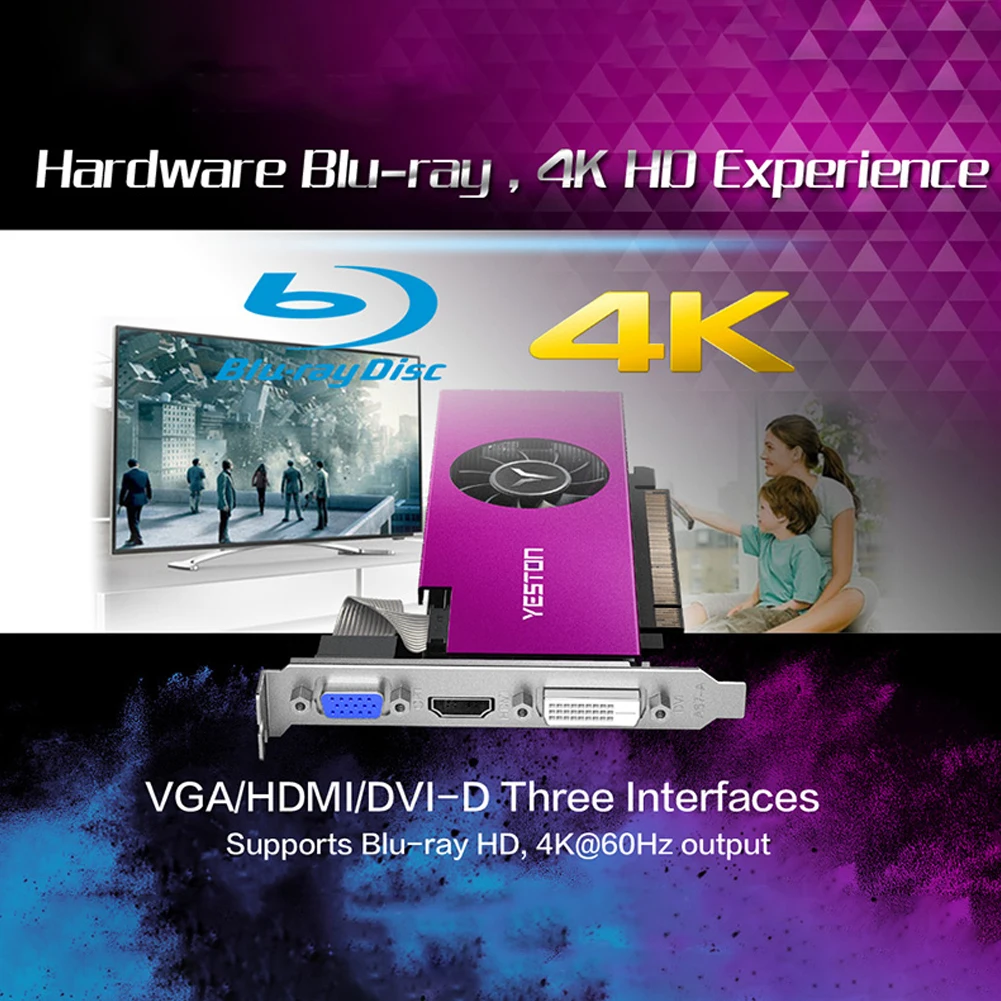 RX 550 Процессор Графика карты 128 Bit 4 Гб GDDR5 Очки виртуальной реальности VR готовая