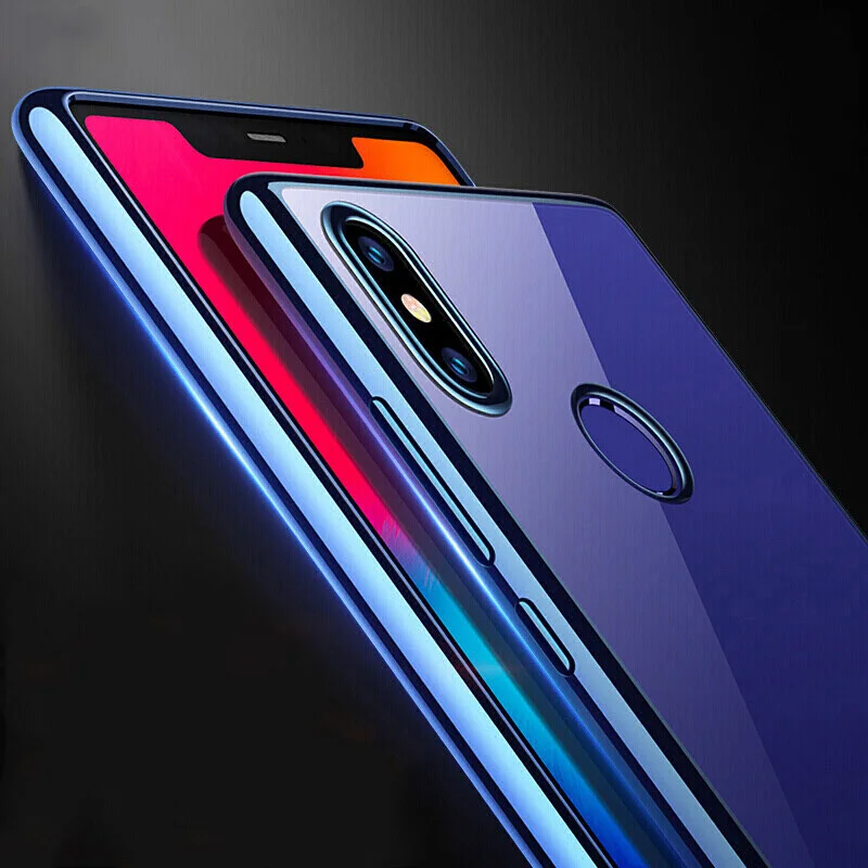 Цветной чехол из ТПУ с гальваническим покрытием для Xiaomi Mi 8 9 SE Pro Lite мягкий гибкий