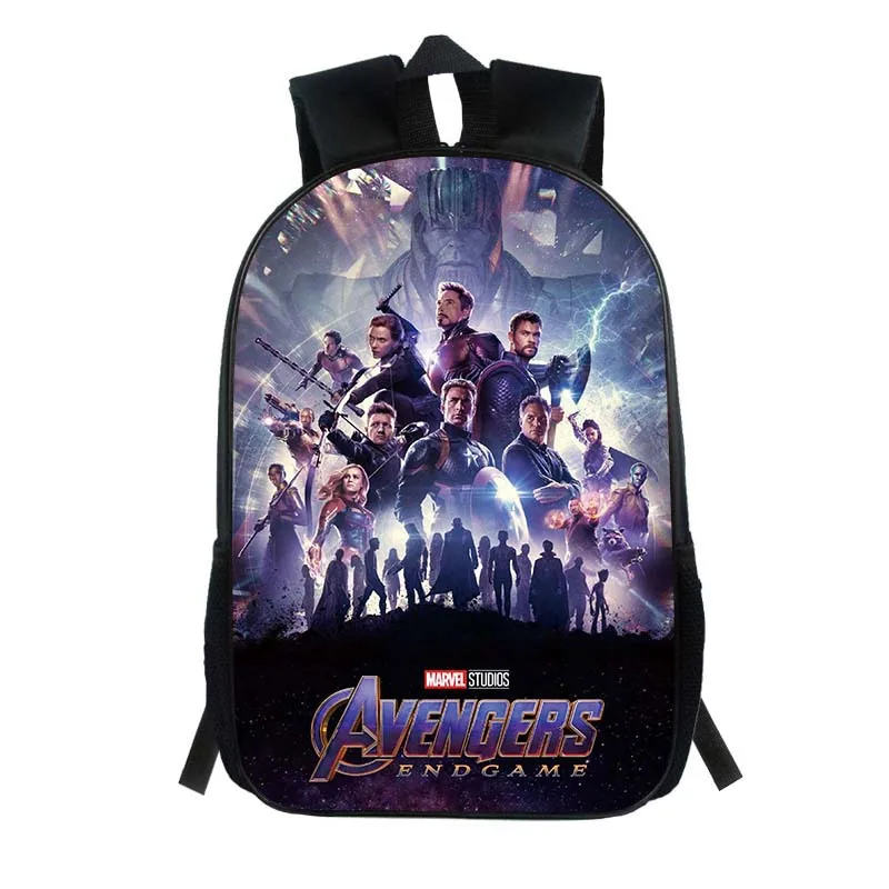 Школьный рюкзак для мальчиков, Мстители Marvel, эндгейм, 3D рюкзак, Детский рюкзак, школьная сумка, подростковые детские модные сумки для малышей