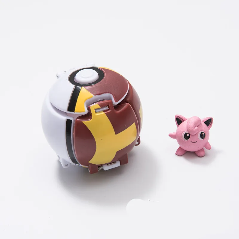 Аниме Покемон мяч Пикачу карманные монстры Косплей Pop-up Poke Ball Bulbasaur дети мультфильм Милая игрушечная бутафория Костюмы Аксессуары