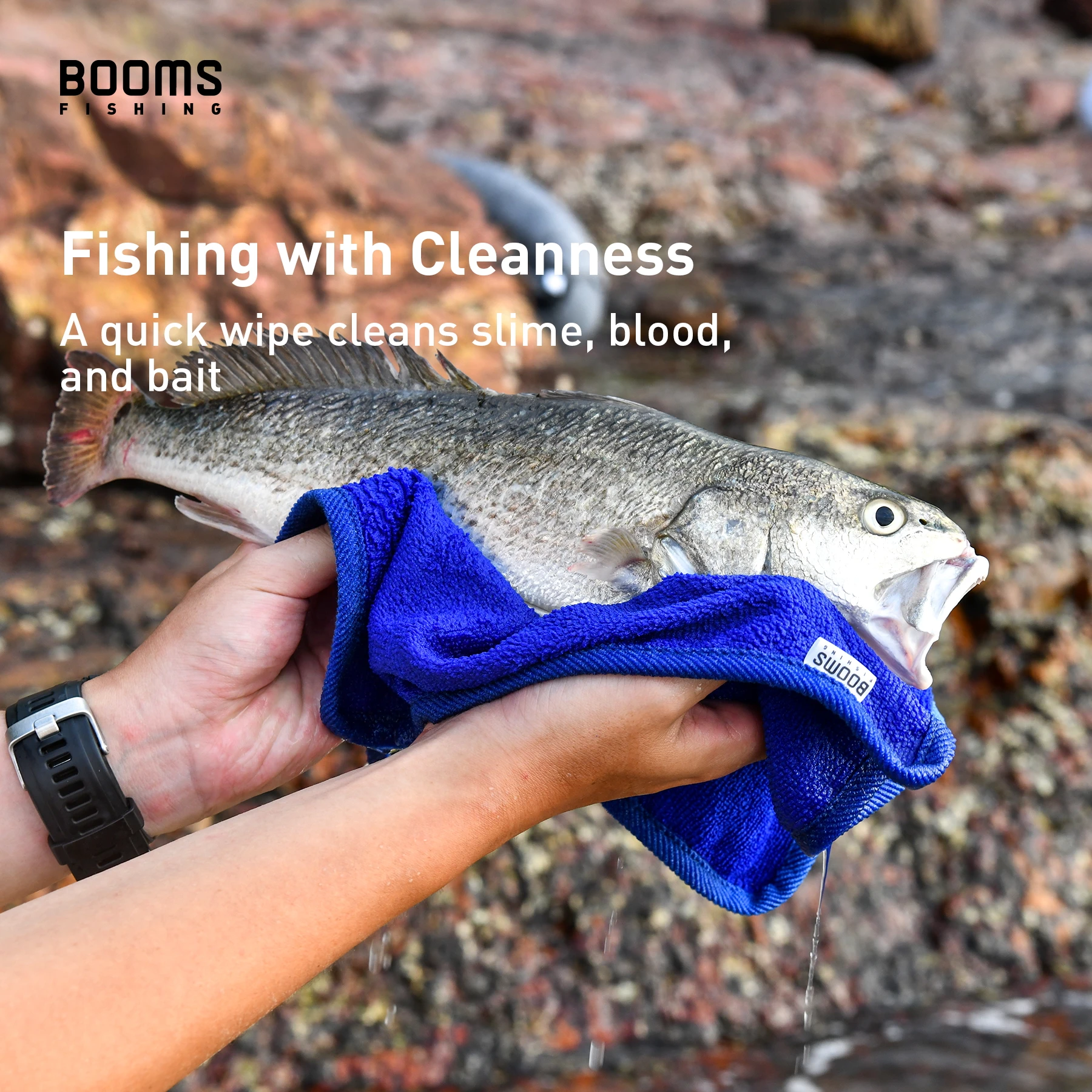 Booms Fishing B0T супервпитывающий набор полотенец из микрофибры для рыбалки