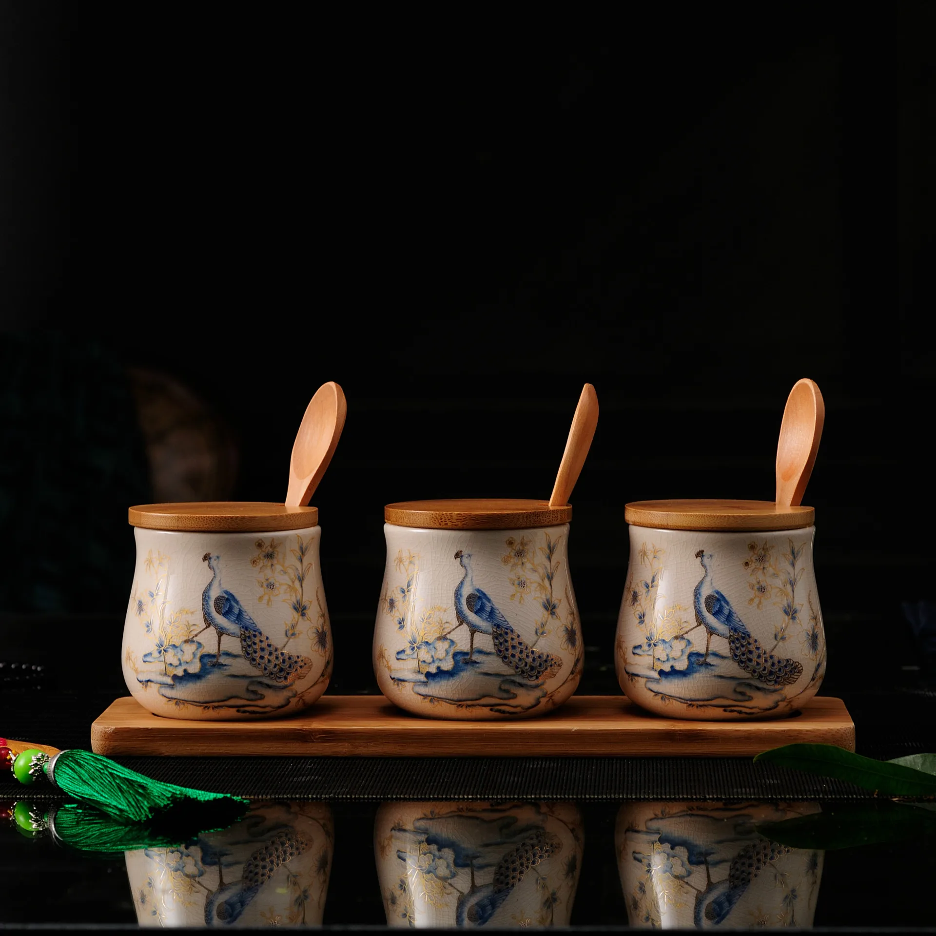 Кухонные аксессуары креативная керамическая кастрюля для приправ