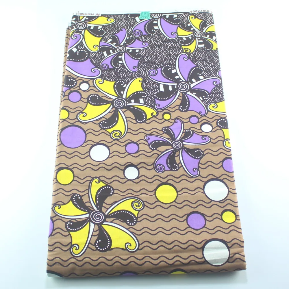 100% хлопок Вечерние дизайн стильный напечатанный DIY ткань новый Африканский