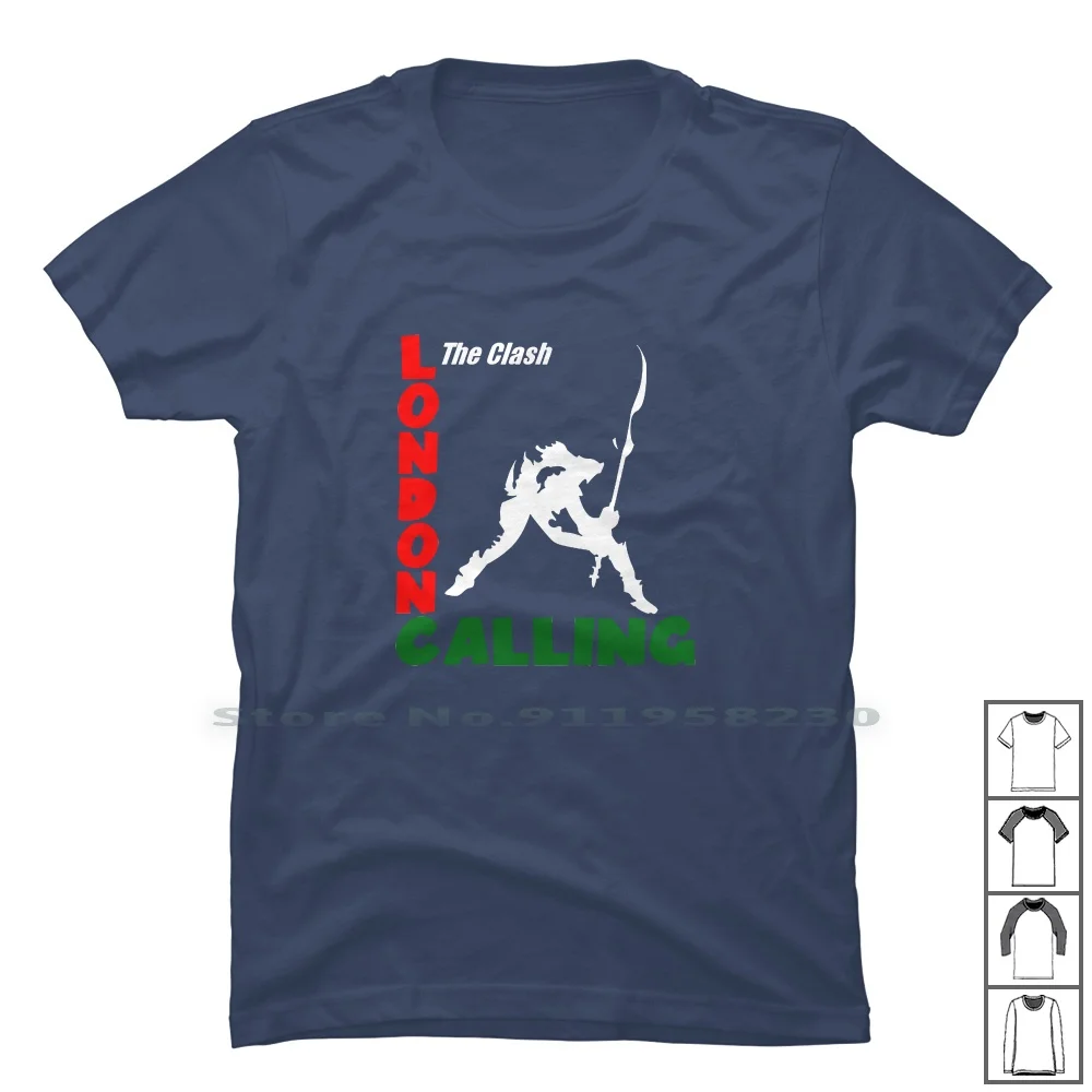 Футболка из 100% хлопка с изображением гитары | Мужская одежда