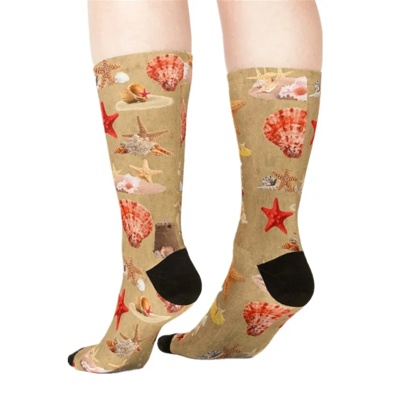 

Women's socks kawaii personality Sloth Machine Printed Socks Woman harajuku Happy Funny Novelty cute girl gift Socks for women