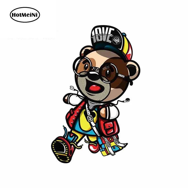 

HotMeiNi 13 см x 8,5 см для граффити, мультфильм, модная искусственная кожа, автомобильные наклейки, виниловые водонепроницаемые автомобильные сбо...