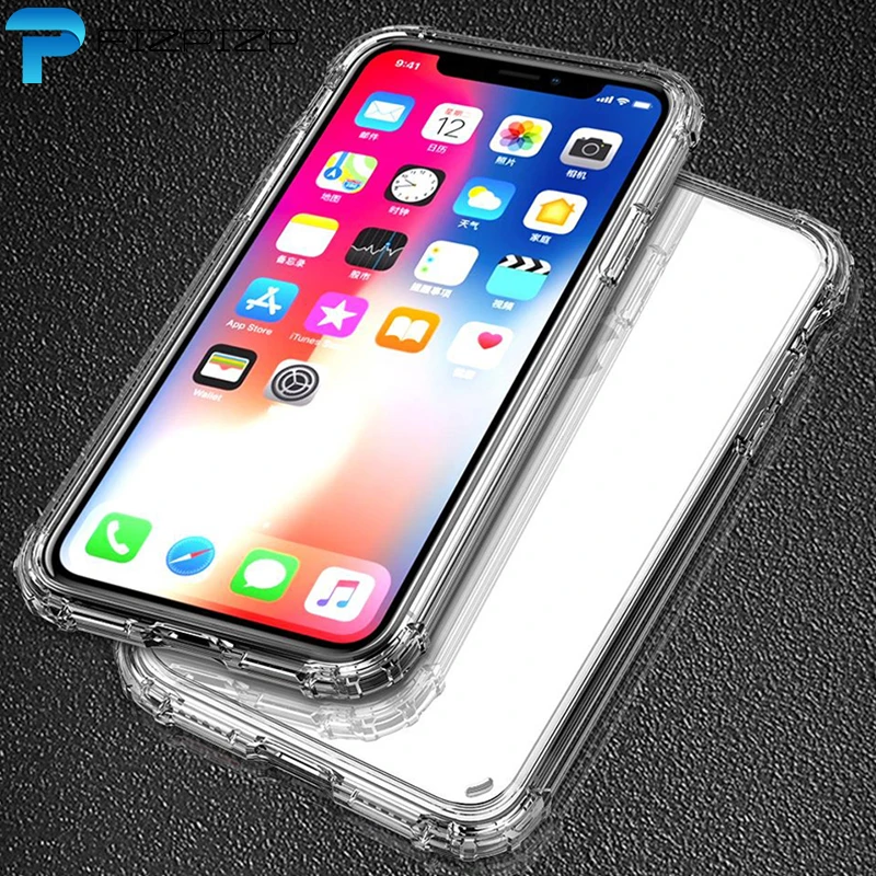 Силиконовый чехол для iPhone 11 Pro XS Max XR X 7 8 6 6s Plus|Бамперы| |