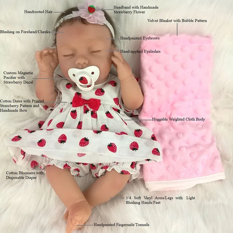 Кукла Avani 'Jodie' 16 дюймов Reborn Baby куклы мягкие виниловые мини куклы малыши реалистичный Новорожденный ребенок Куклы