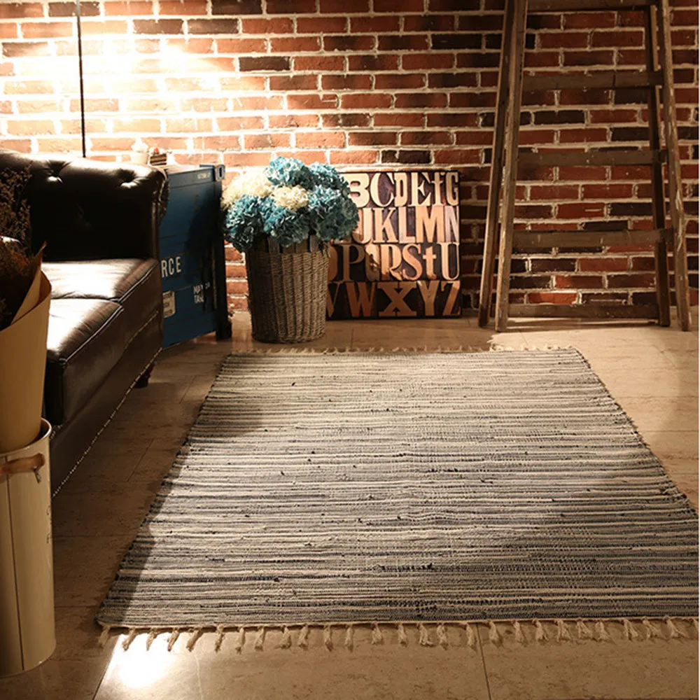 Модные коврики в средиземноморском стиле хлопок кухня продолговатая форма