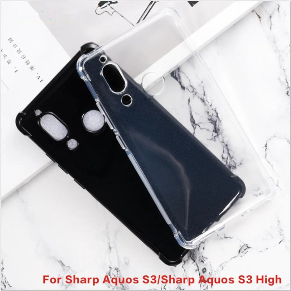 Чехол для телефона противоударный чехол Sharp Aquos S3 мягкий ТПУ противоскользящий