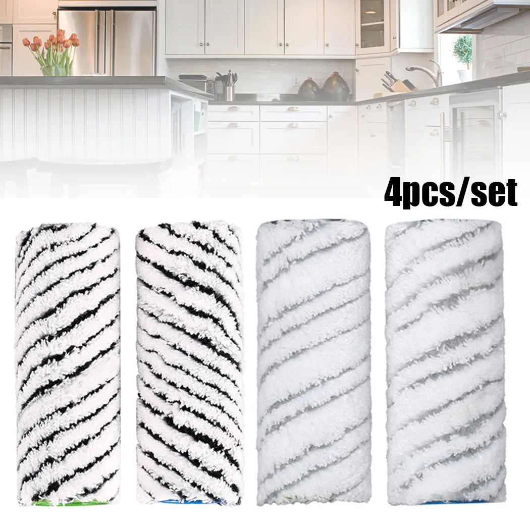 

4pcs Stone Roller Brush For Karcher FC7; FC7 Premium FC5; FC 5 Premium FC 5 Cordless FC 5 Premium Cordless FC3 Cordless FC 3