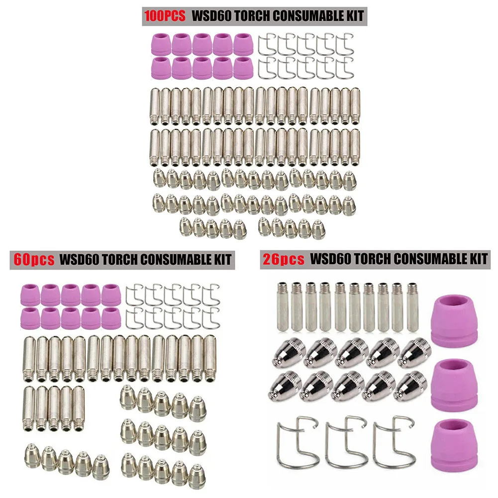 

Cutting Torch Nozzles Plasma Cutting Machine Torch Kit Guide Ring Torch Electrode Torch Tips Air Plasma