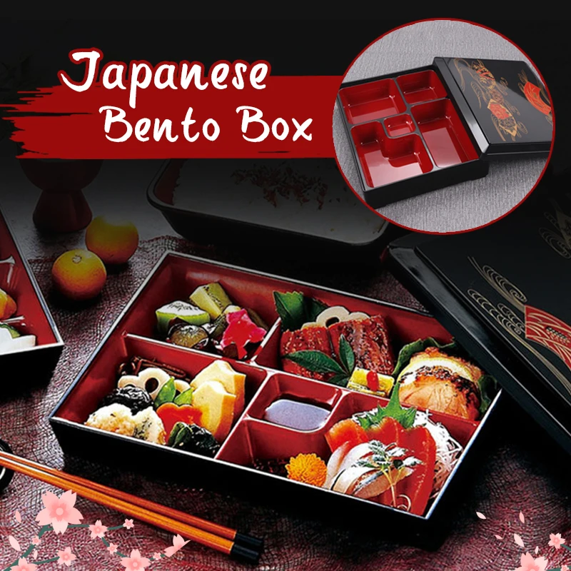 

Bento Box Japanese Lunch Boxes Rice Sushi Catering Food Storage Box Cuisine Eel Office Kids Healthy Meal Prep Food Container