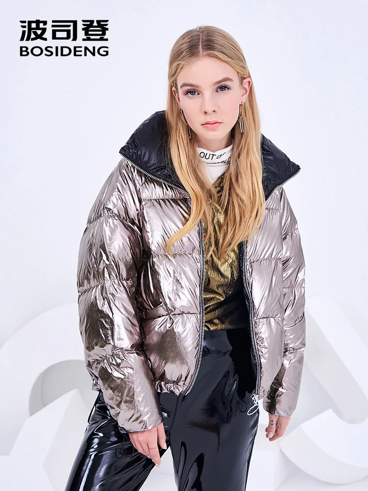 BOSIDENG Зимний пуховик женский оверсайз утепленная верхняя одежда