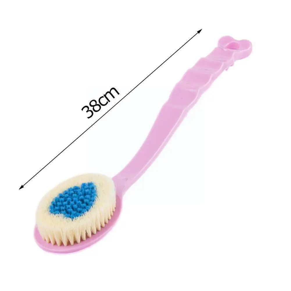 

New Six-color Long Handle Soft Bath Brush Bathroom Lazy Body Brush Artifact Brush Bath Shower Scrubber Bathing Spa Shower S T3P6