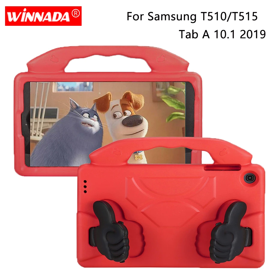 

For tablet Samsung T510 Case Kids cover shock proof EVA foam Hand-held for Samsung Galaxy Tab A 10.1 2019 case SM-T510 / T515