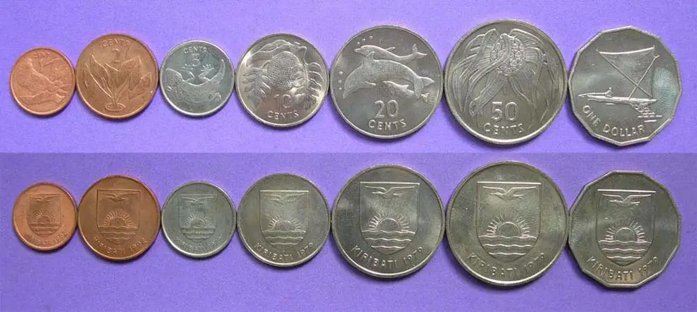 

7pcs Kiribati coin original coin
