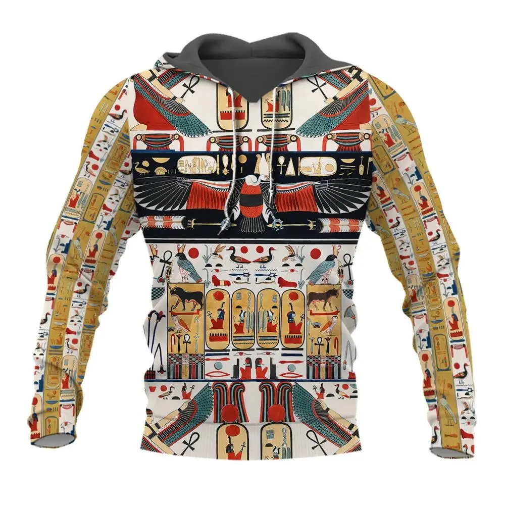 PLstar Cosmos таинственный ретро древний египетский фараон Тотем 3d толстовки/Свитшот