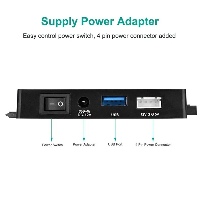 Переходник USB 3 0 на SATA IDE для жесткого диска 5 дюйма HDD/SSD CD DVD ROM CD-RW в 1 адаптер |