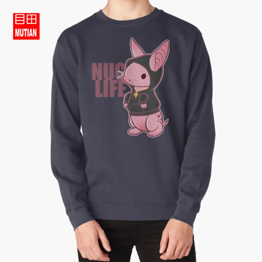 Толстовка с капюшоном Nug Life драконом | Мужская одежда