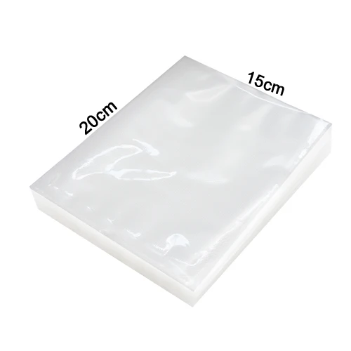 

15x20cm-100pcs/lot Texture Cold Storage Vacuum Seal Packaging Machine for Keep Food Fresh Sealing Packer Storage Bags