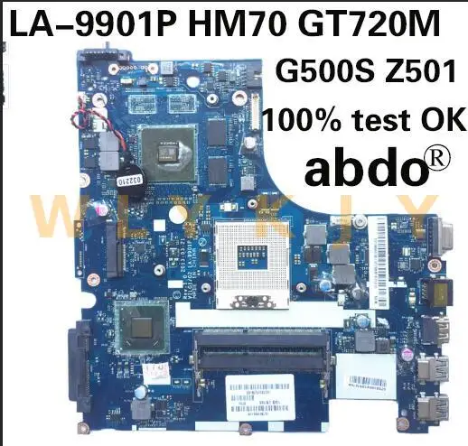Материнская плата для ноутбука Lenovo G500S Z501 материнская VILG1 LA 9901P PGA989 HM70 GPU GT720M