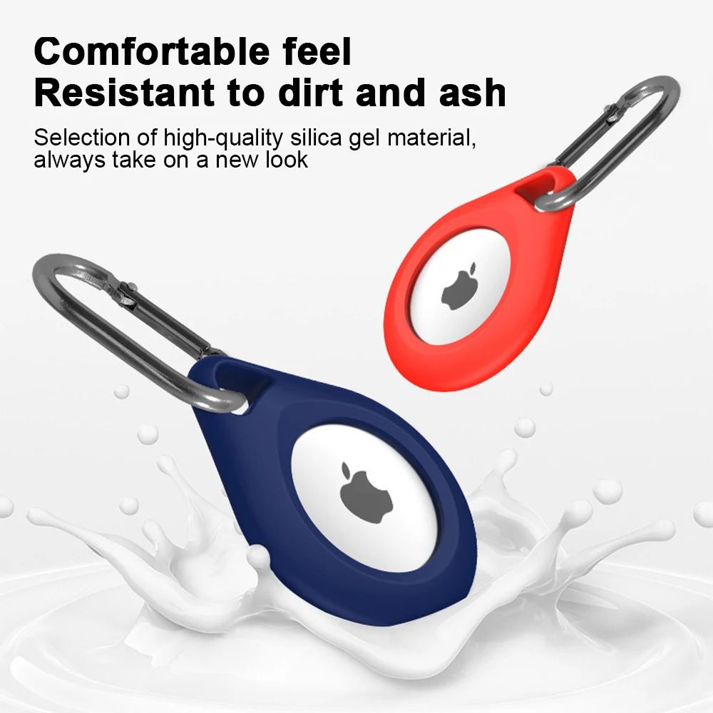 Подходит для Apple Airtag трекер локатор PC защитный чехол против потери сейсмической
