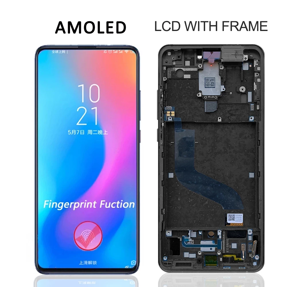 ЖК-дисплей Amoled 6 39 ''для XiaoMi Mi 9T Pro с сенсорным экраном и дигитайзером в сборе