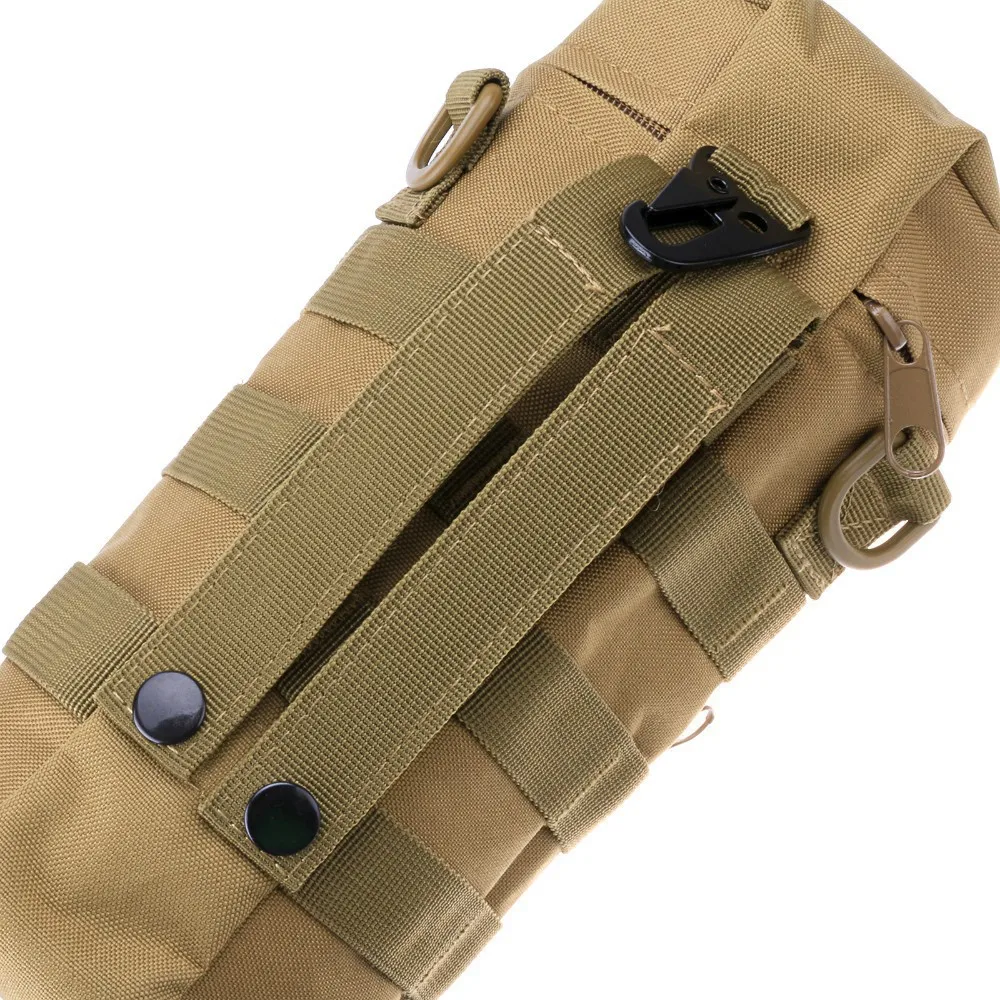 New Casual Camouflage Sports Bag MOLLE Hanging Storage Bag Portable Adjustable Universal Kettle Bag
