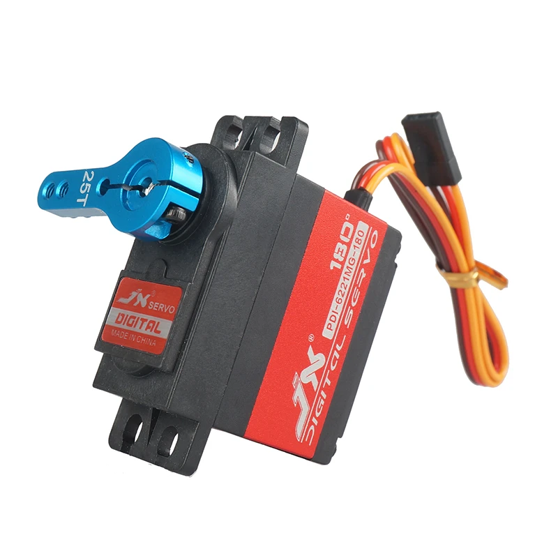 4 шт. JX PDI-6221MG 20 кг большой крутящий момент цифровой Бессердечный металлический сервопривод для RC автомобиля TRAXXAS гусеничный baja лодка робот самолеты