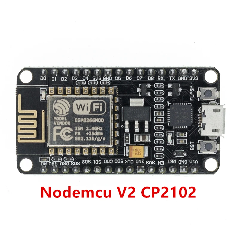 10 шт. беспроводной модуль CH340/CP2102 NodeMcu V3 V2 Lua WIFI Интернет вещей макетная плата на