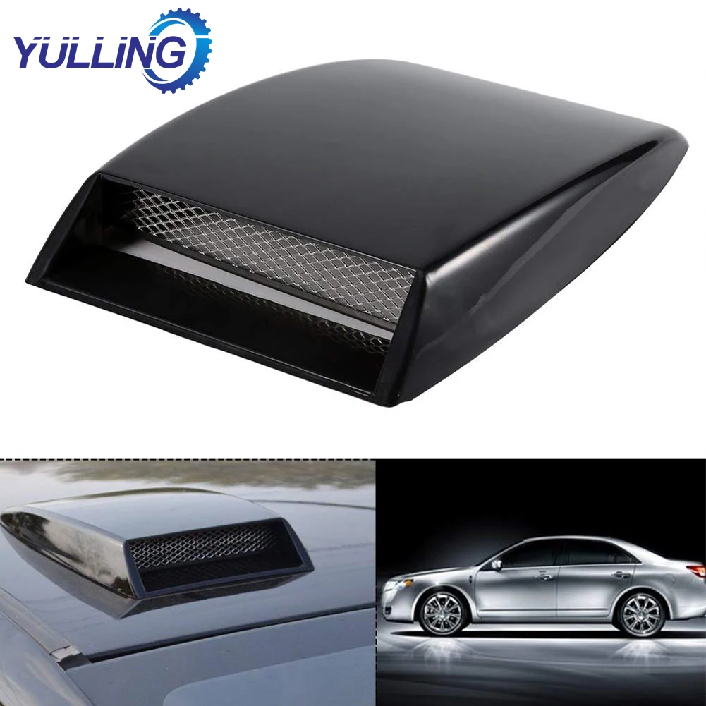 

YULLING Cars Decorative Air Flow Intake Hood Simulation Air Vent Universal For Sedan SUV Truck Air Inlet For Car Roof Decoration