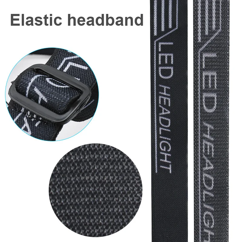 

XHP50 LED Headlamp 3-Mode Zoom Headlight 2000LM USB Rechargeable Camping Running Head Light Flashlight Torch